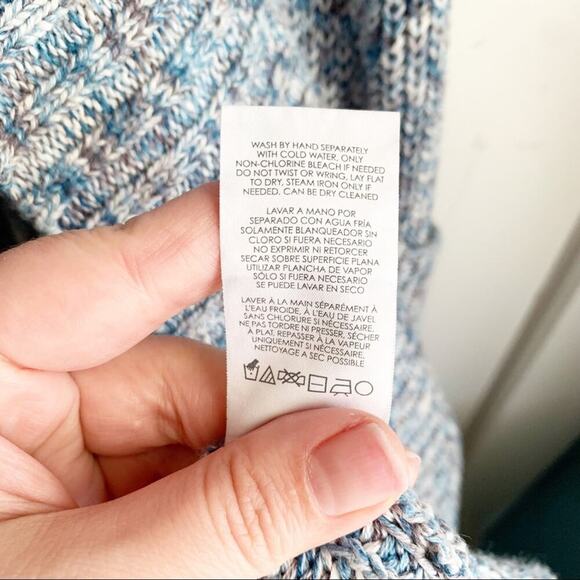 CAbi Love Carol Napa Knit Blue Cardigan Sweater Duster Size Small S #3165 - Picture 11 of 15